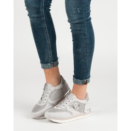Aclys Calzado deportivo calado gris 6