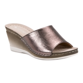 Sandalias de cuña VINCEZA gris 1 Sandalias de cuña VINCEZA gris 1