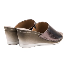 Sandalias de cuña VINCEZA gris 6
