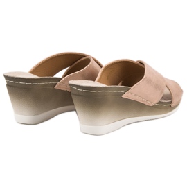 Sandalias de cuña VINCEZA amarillo 4