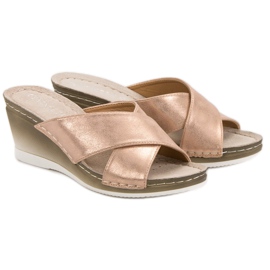 Sandalias de cuña VINCEZA amarillo 5