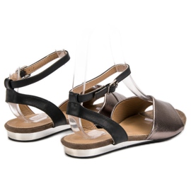 Vinceza Sandalias casuales gris 5