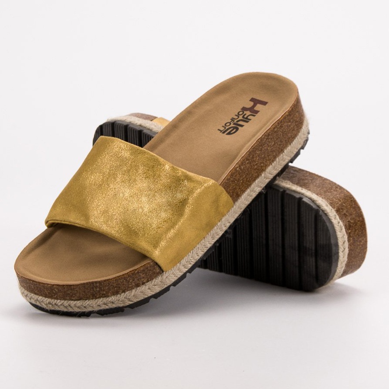 Kylie Pantuflas Mostaza Brillante amarillo 2