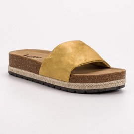 Kylie Pantuflas Mostaza Brillante amarillo 5
