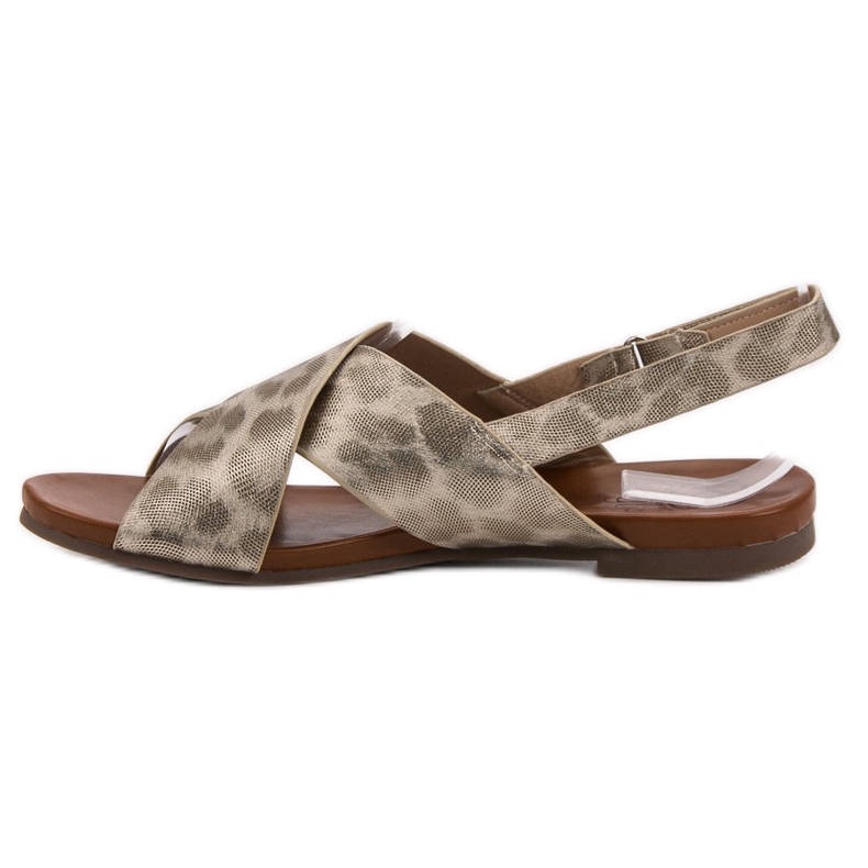 Kylie Sandalias manchadas amarillo 1