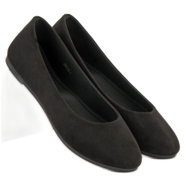 VICES Bailarinas de ante negro 1