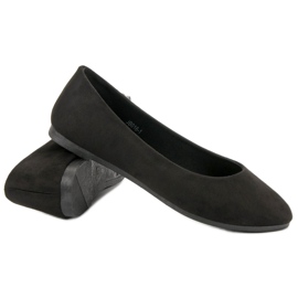 VICES Bailarinas de ante negro 4