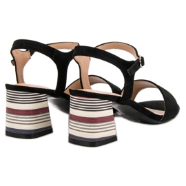 Sandalias VINCEZA negras de moda negro 5