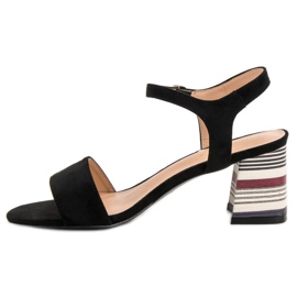 Sandalias VINCEZA negras de moda negro 4