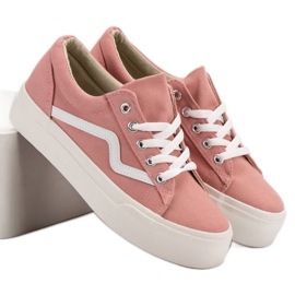 Kylie Zapatillas rosas de moda rosado 6