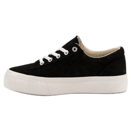 Kylie Zapatillas de deporte negras de moda negro 6