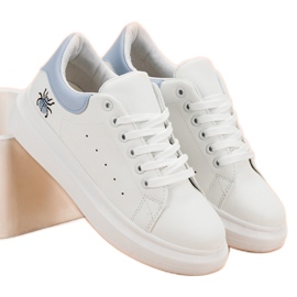 Kylie Calzado deportivo de moda blanco 4