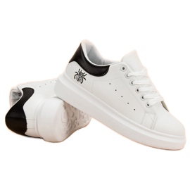 Kylie Calzado deportivo de moda blanco 6
