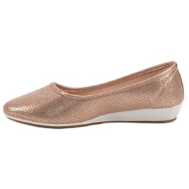 Vinceza Cómodas bailarinas rosado 6