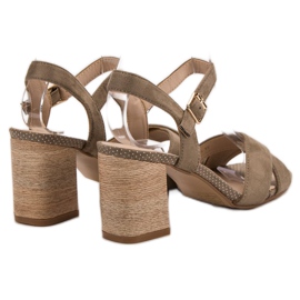 Sandalias VINCEZA marrón 5