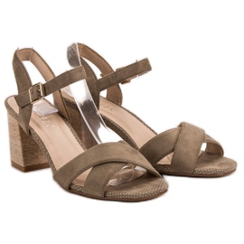 Sandalias VINCEZA marrón 6