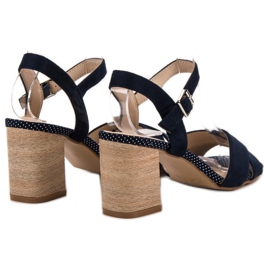 Sandalias VINCEZA azul azul marino 6