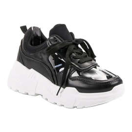 SHELOVET Zapatillas Transparentes negro 3
