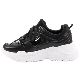 SHELOVET Zapatillas Transparentes negro 4