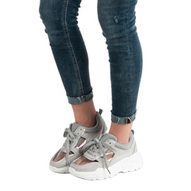 Zapatillas Transparentes gris 1