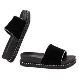 Zapatillas en la plataforma VINCEZA negro 6