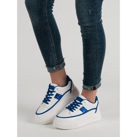 Creepers blancas con purpurina blanco 6