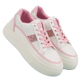 Creepers blancas con purpurina blanco 5