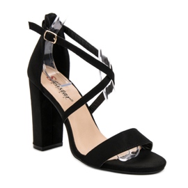 Seastar Sandalias negras elegantes negro 5