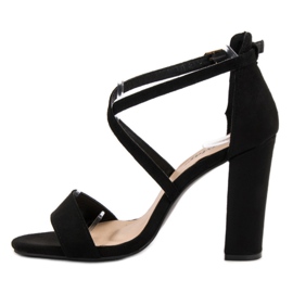 Seastar Sandalias negras elegantes negro 6
