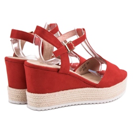 Seastar Alpargatas Sandalias Rojas rojo 3