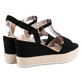 Seastar Sandalias de alpargatas negras negro 3