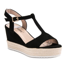 Seastar Sandalias de alpargatas negras negro 4