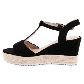 Seastar Sandalias de alpargatas negras negro 5