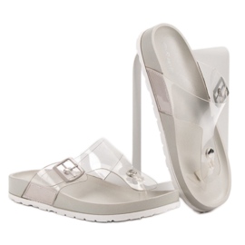 Seastar Chanclas transparentes gris 6