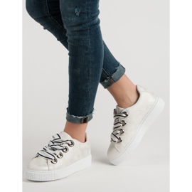 Zapatos deportivos con purpurina gris 2 Zapatos deportivos con purpurina gris 2