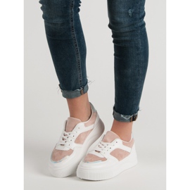 Seastar Creepers de moda blanco rosa 2