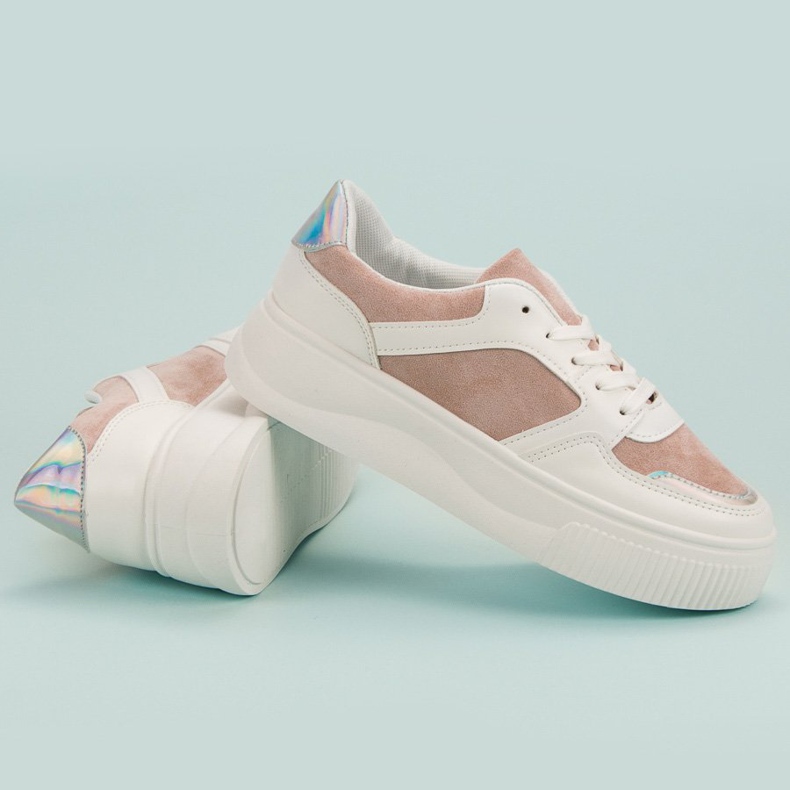 Seastar Creepers de moda blanco rosa 1