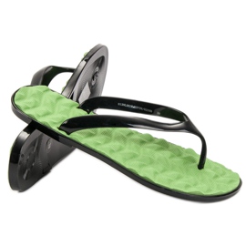 SHELOVET Chanclas de goma verde 3