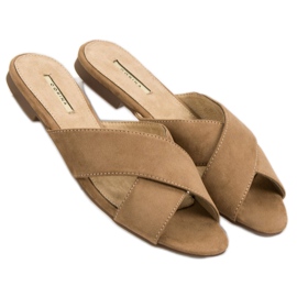 Corina Zapatillas de gamuza marrón 6