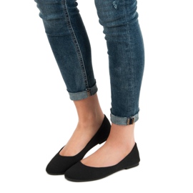 Ideal Shoes Bailarinas Textiles Negras negro 2