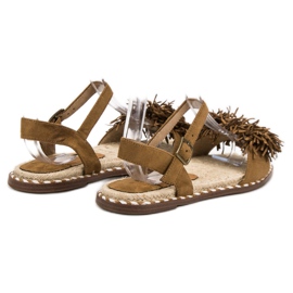 Corina Sandalias camel marrón 4