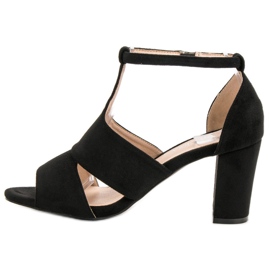 Vinceza Sandalias negras negro 4