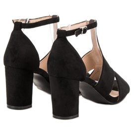 Vinceza Sandalias negras negro 5