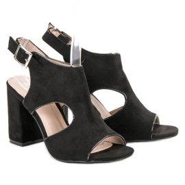 Sandalias VINCEZA cerradas negro 6
