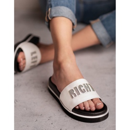 Vinceza Pantuflas Blancas blanco 7