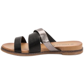 Vinceza Pantuflas Clásicas negro 4