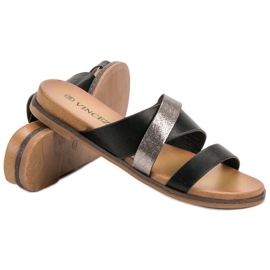 Vinceza Pantuflas Clásicas negro 6