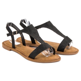 Vinceza Sandalias negras negro 1