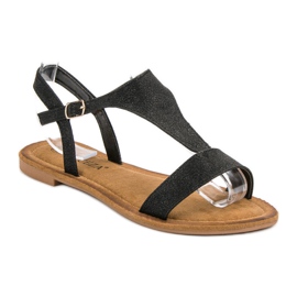 Vinceza Sandalias negras negro 4