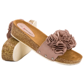 Seastar Pantuflas casuales en polvo rosado 6